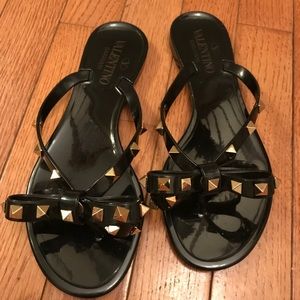 Valentino Rockstud Flip Flop
